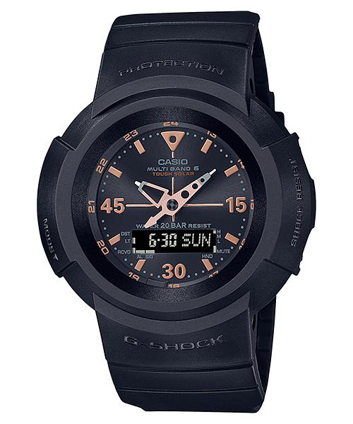 Casio G-SHOCK Men's Resin 200M Water Resistant Analog Shock Resistant Quartz Watch AWG-M520G-1A9