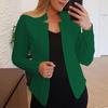 Women Blazer Long Sleeves Thick Lightweight Women Open Front Blazer Coat Female Clothing