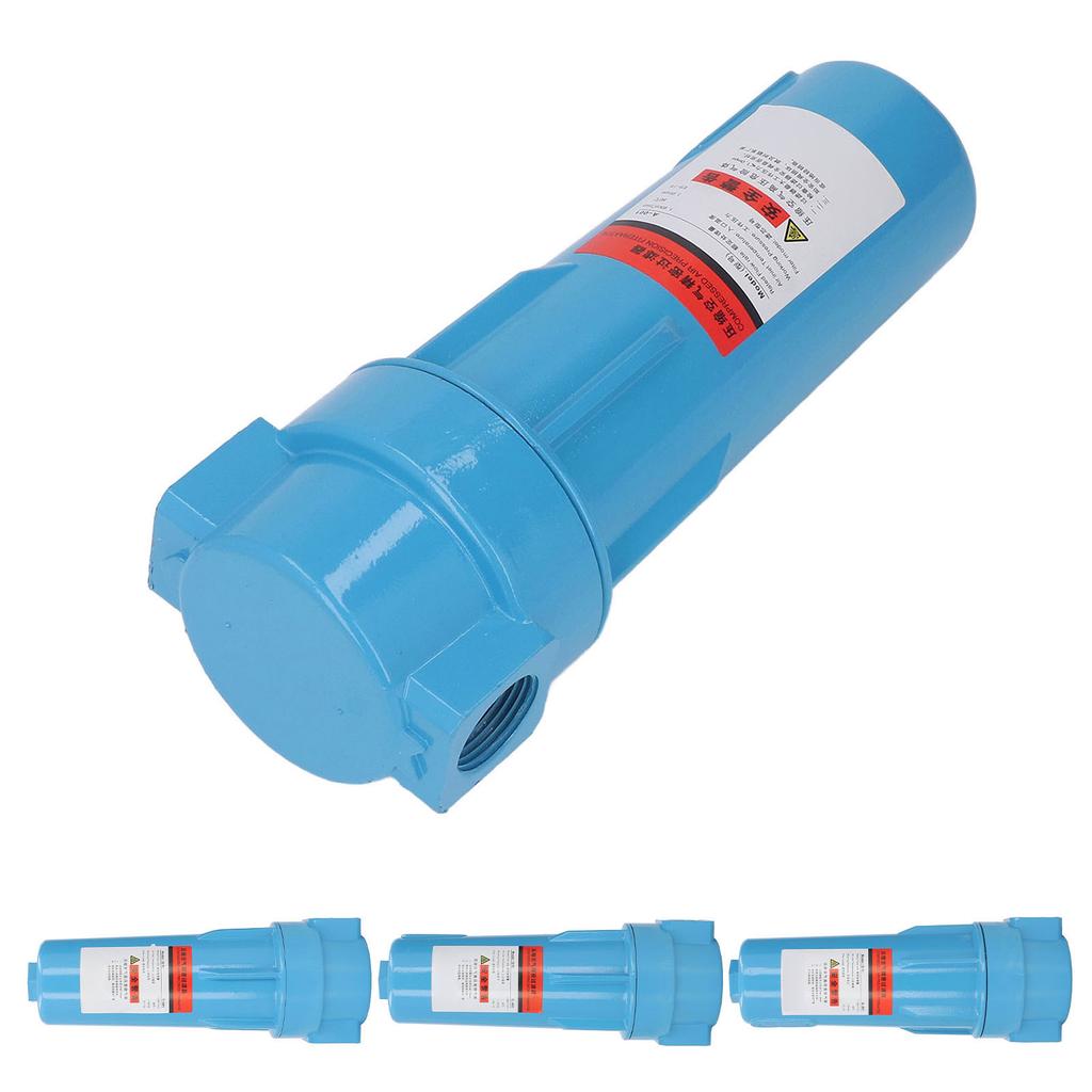 Масловодоотделитель Прозрачная резьба Фильтр для компрессора Воздуха Номинальная производительность 1,6 Нм³/мин Утечка 1 дюйм Вход Выход для Замены