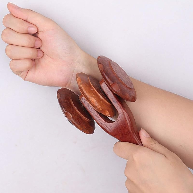 HAMILO wooden roller cellulite upper arm waist shoulder beautiful face muscle Healing