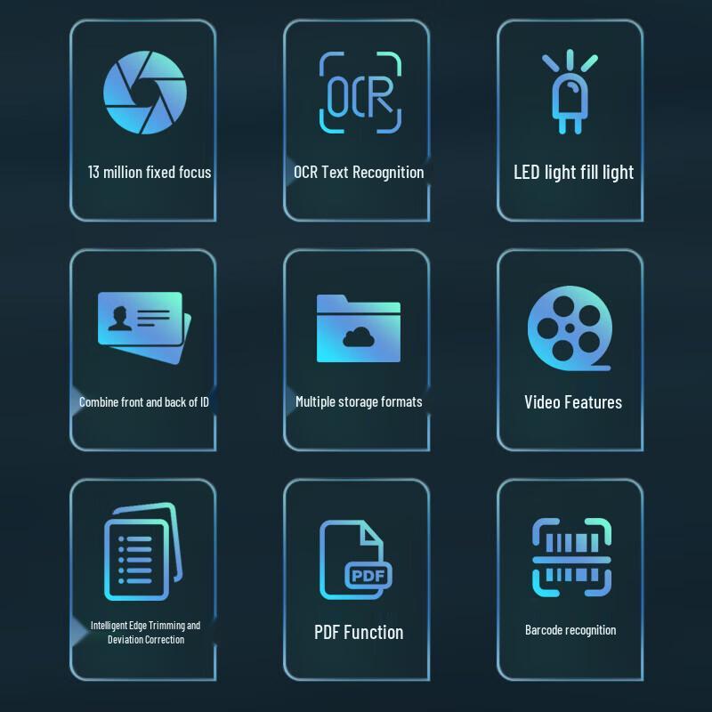 Comi CM800 A4 Document Scanner with OCR