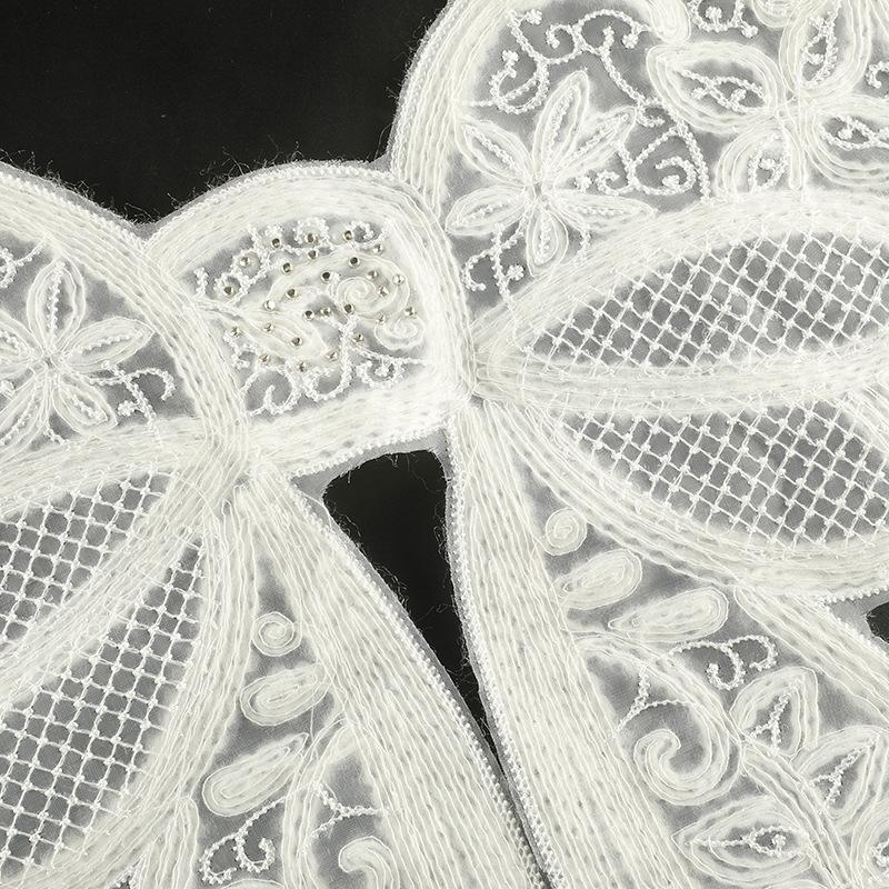 Duoku Мультяшный Кружевной Бант Кружевная Вышивка Наклейка Сделай Сам Аксессуары для Ручного Счета Брошь Заколка Ювелирные Аксессуары Тканевая Наклейка