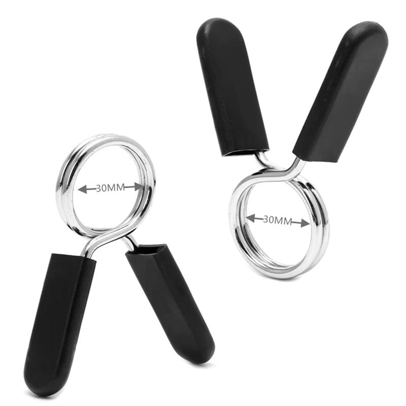 25/28/30 мм зажим для штанги пружинный хомут зажимы для гантелей в спортзале фиксатор для гантелей стандартный подъемный комплект фиксатор для штанги