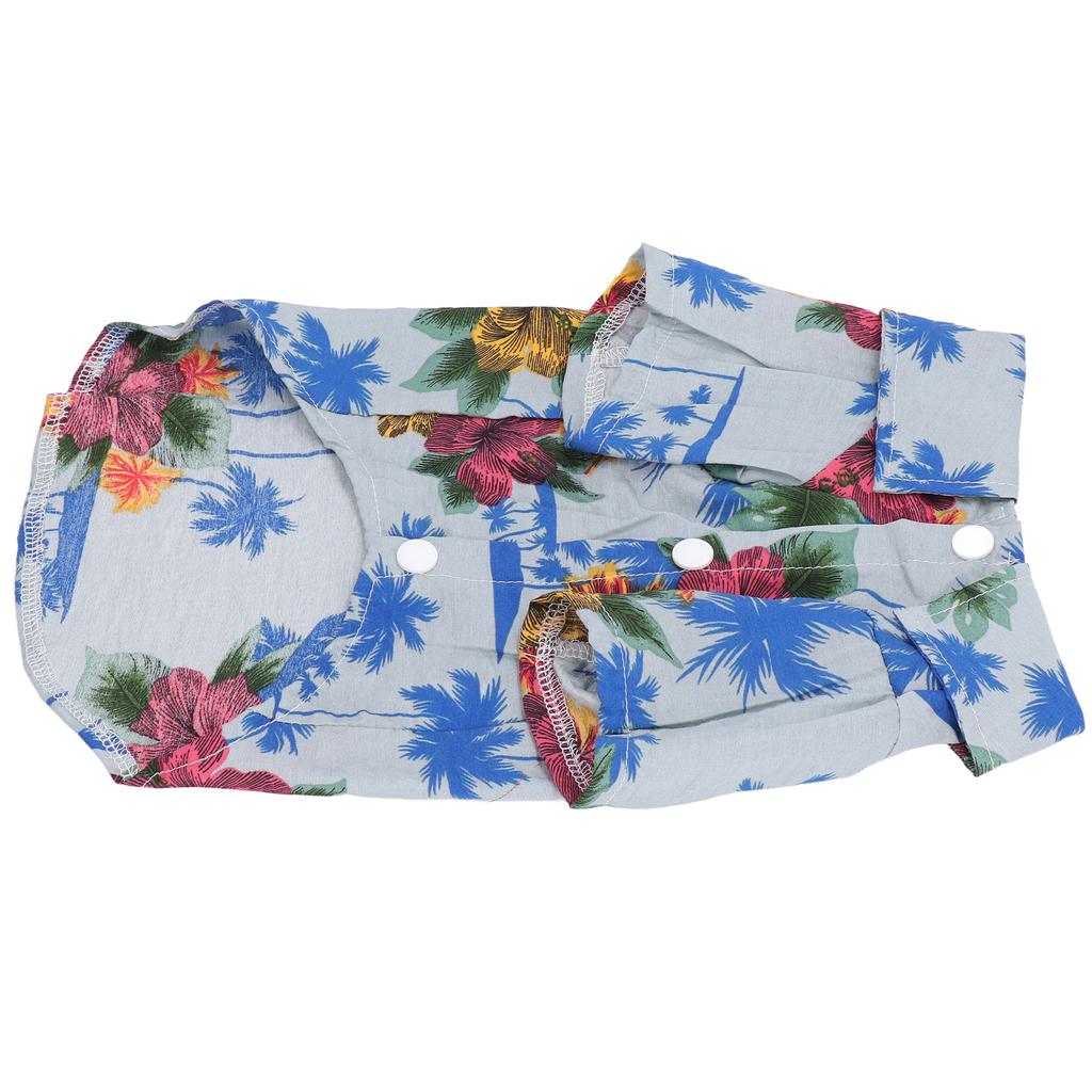 Hawaiian Style Dog T Shirts Dog Hawaiian Cute Costume for Small to Medium Puppy CatsS