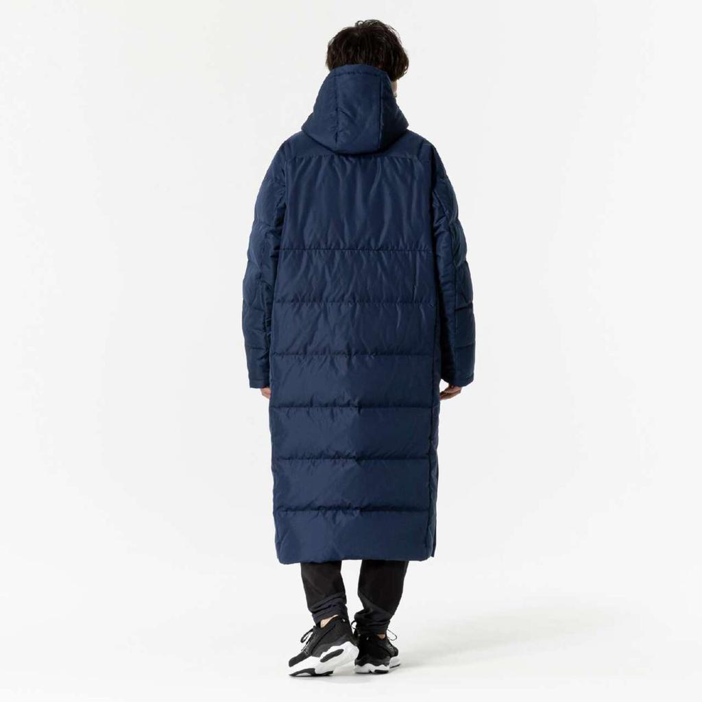 Training Wear Down Long Coat Water Repellent 32MEB550 Pageant Blue [Mizuno]