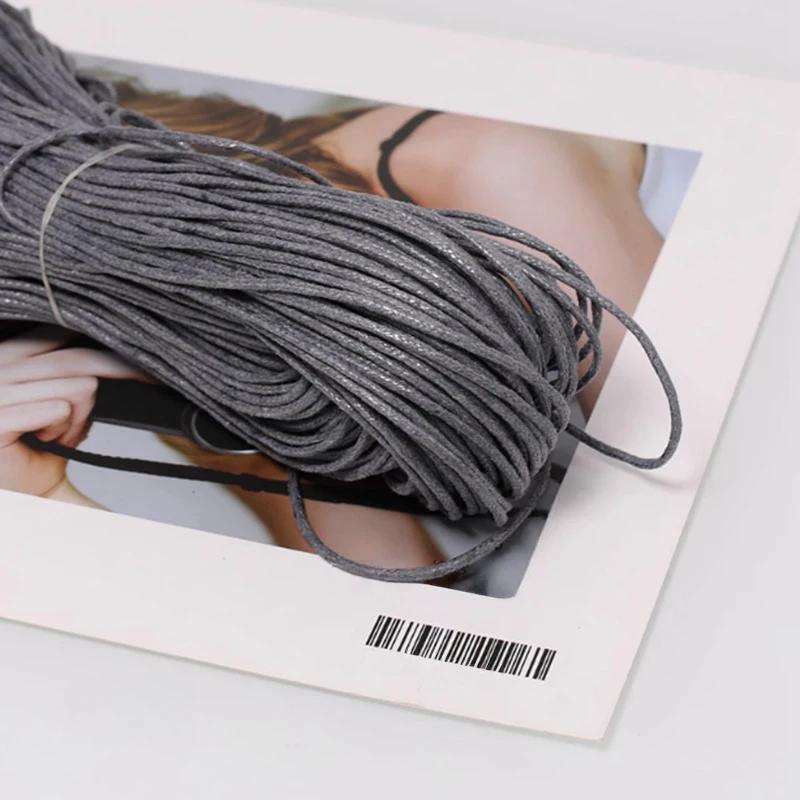 Текстура колотого льда Разноцветные ПУ ремешки Круглый шнур из искусственной кожи Плетеная веревка для рукоделия Изготовление ожерелий и браслетов 45 м 2 мм