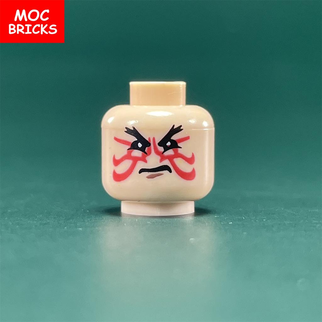 10 шт. Детали MOC Лица Мальчиков и Девочек Фигурка Голова Выражение Лица Образовательные Строительные Блоки Игрушки для детей подарок