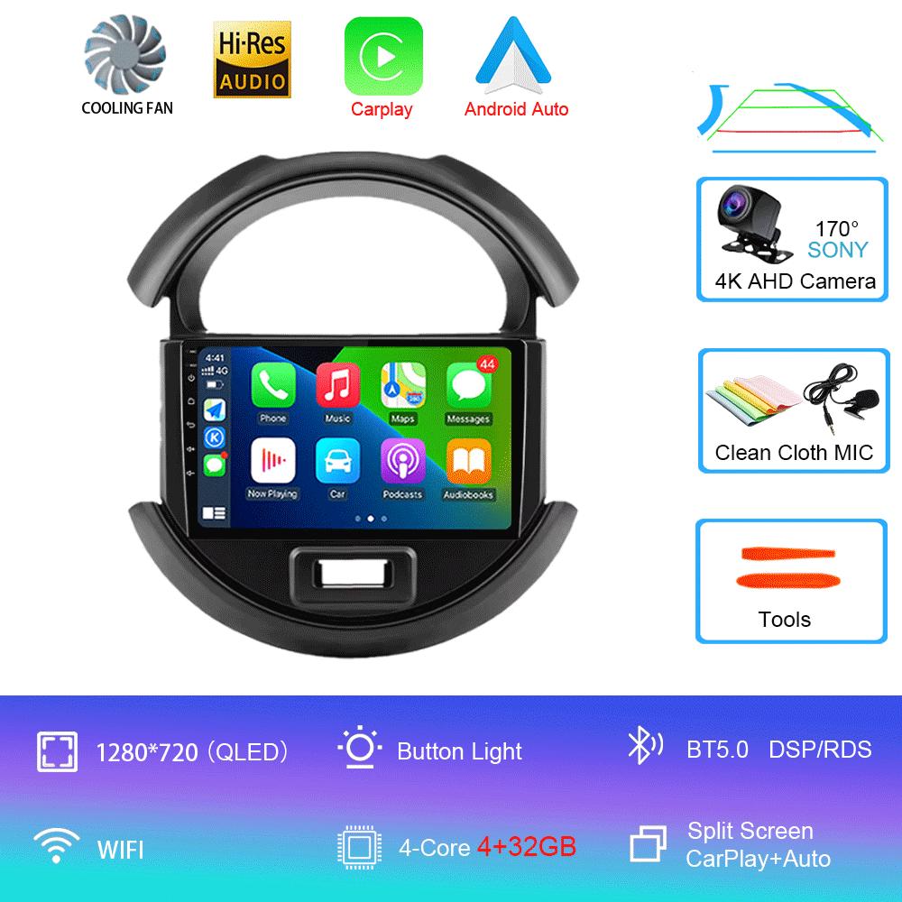 Автомагнитола Android 14 Беспроводной CarPlay Auto Для Suzuki Spresso S-presso 2019-2020 Мультимедийный Видео Плеер Стерео Навигация GPS HU