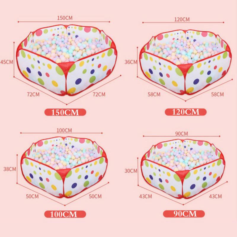 Портативная Складная Палатка Для Игр В Помещении и На Открытом Воздухе, Развивающие Красочные Игрушки, Бассейн с Океанскими Шариками, Игровой Домик, Подарок для Детей