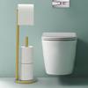 Freestanding Toilet Paper Holder with Non-Slip Stable Base Easy Assembly Large Capacity Bathroom Roll Paper Stand