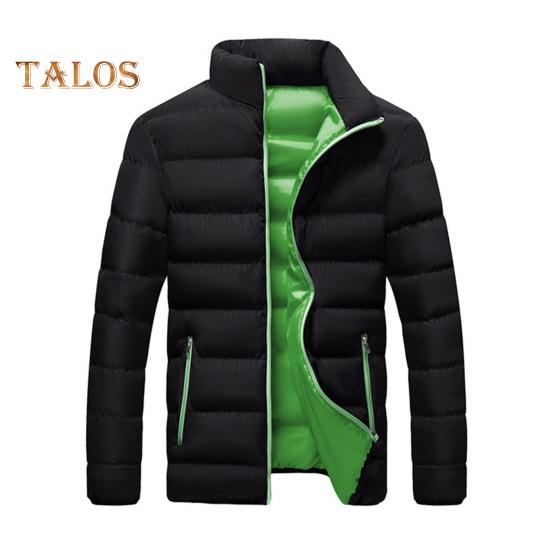 Женская хлопковая куртка с воротником-стойкой, длинным рукавом, утолщенное хлопковое пальто с застежкой-молнией, боковыми карманами, верхняя одежда, теплое пальто