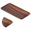 Wooden Tray Walnut Chinese Style Hand Polished Clear Texture Tea Set Tray for Home Hotel