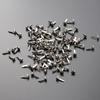 100Pcs Mini Brads Small Round Pastel Colors Metal Brad for Scrapbooking Crafting Photo Attachment Ribbon Fixing 5.5x11mm