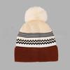 Wool Acrylic Knitting Cap Hat Warm Cold Cap Fashion Beanie Bonnet  for Men Women