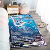 3D P0kemon Eevee Clan Cards Pattern Printed Carpets Living Room Bedroom Sofa Floor Mat Modern Large Area Decorative Rugs Gifts
