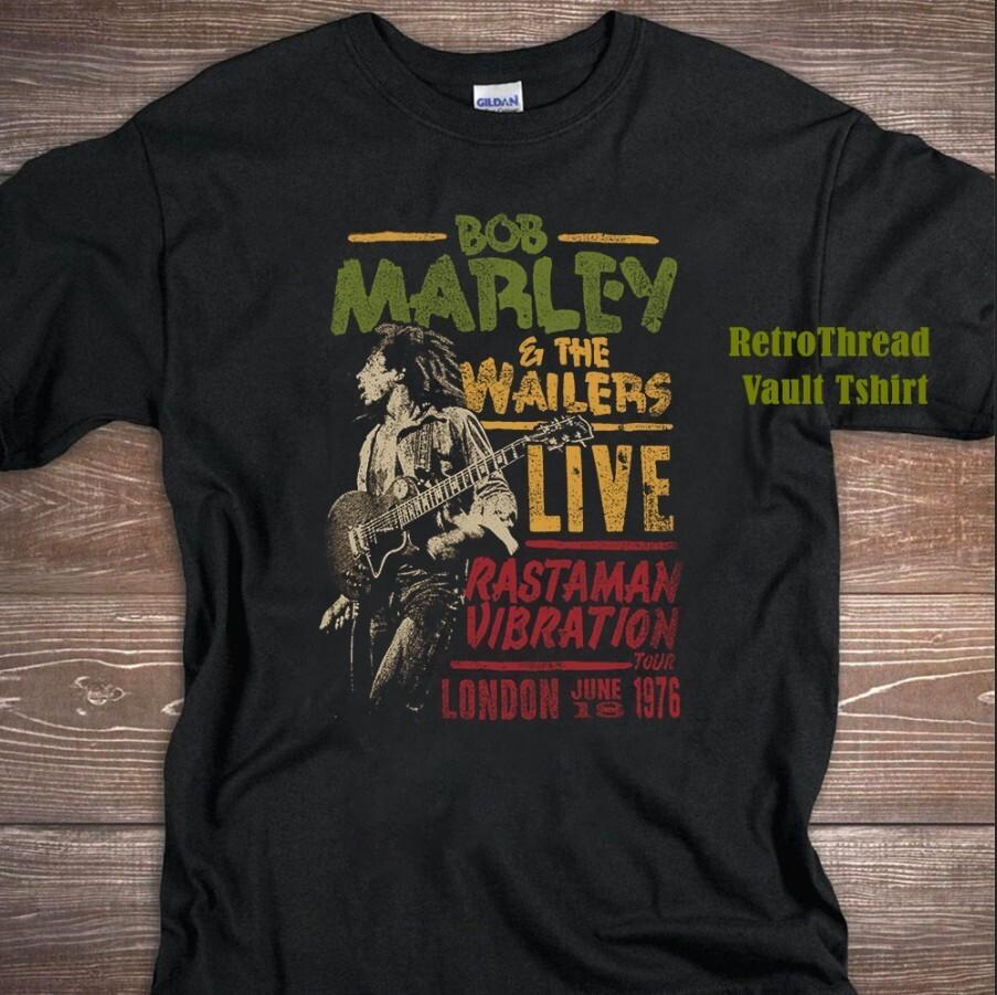 Унисекс Футболка Боб Марли Rastaman Vibration Tour 1976