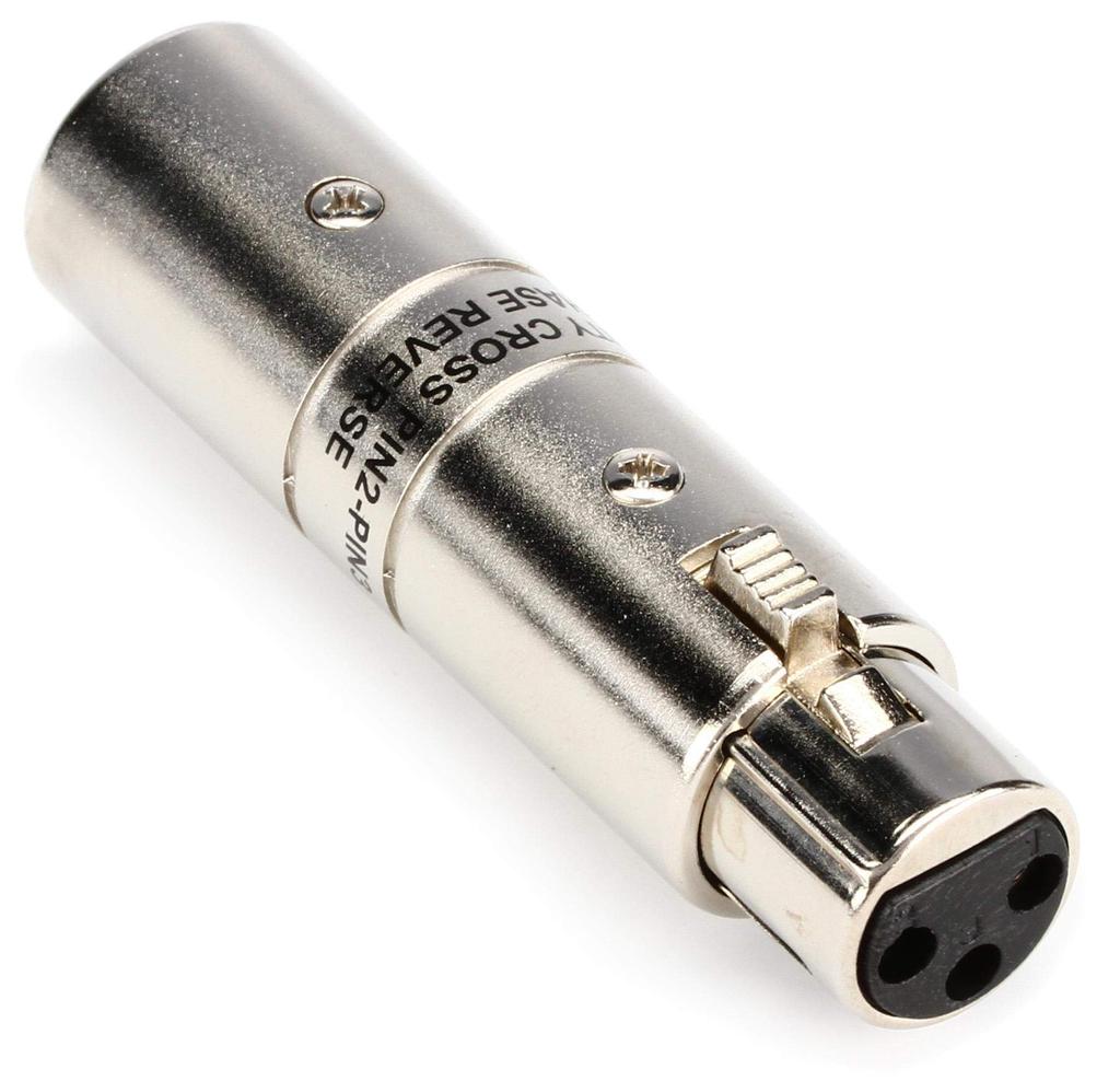 Hosa XLR Phase Adapter Male to Female GXX-195
