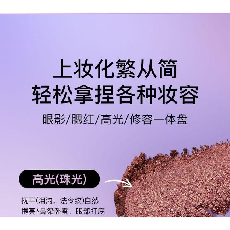 HEXZE - Butterfly 8 Colors Eyeshadow Palette - Sunshine