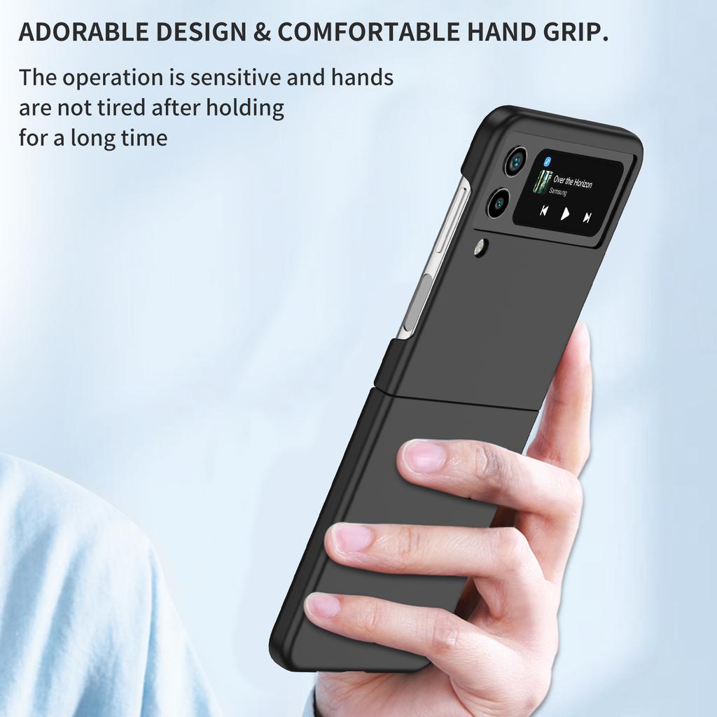 Тонкий складной чехол из ПК для Samsung Galaxy Z Flip 7 4 3 Flip7 FE Flip4 Flip3 5G Flip5 Flip6 Flip2 Flip 2 5 6 Чехол для мобильного телефона