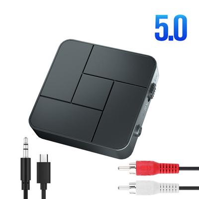 KN326 Bluetooth-совместимый 5.0 Передатчик Приемник AUX RCA Беспроводной Аудио Адаптер Bluetooth-совместимый Беспроводной USB Адаптер
