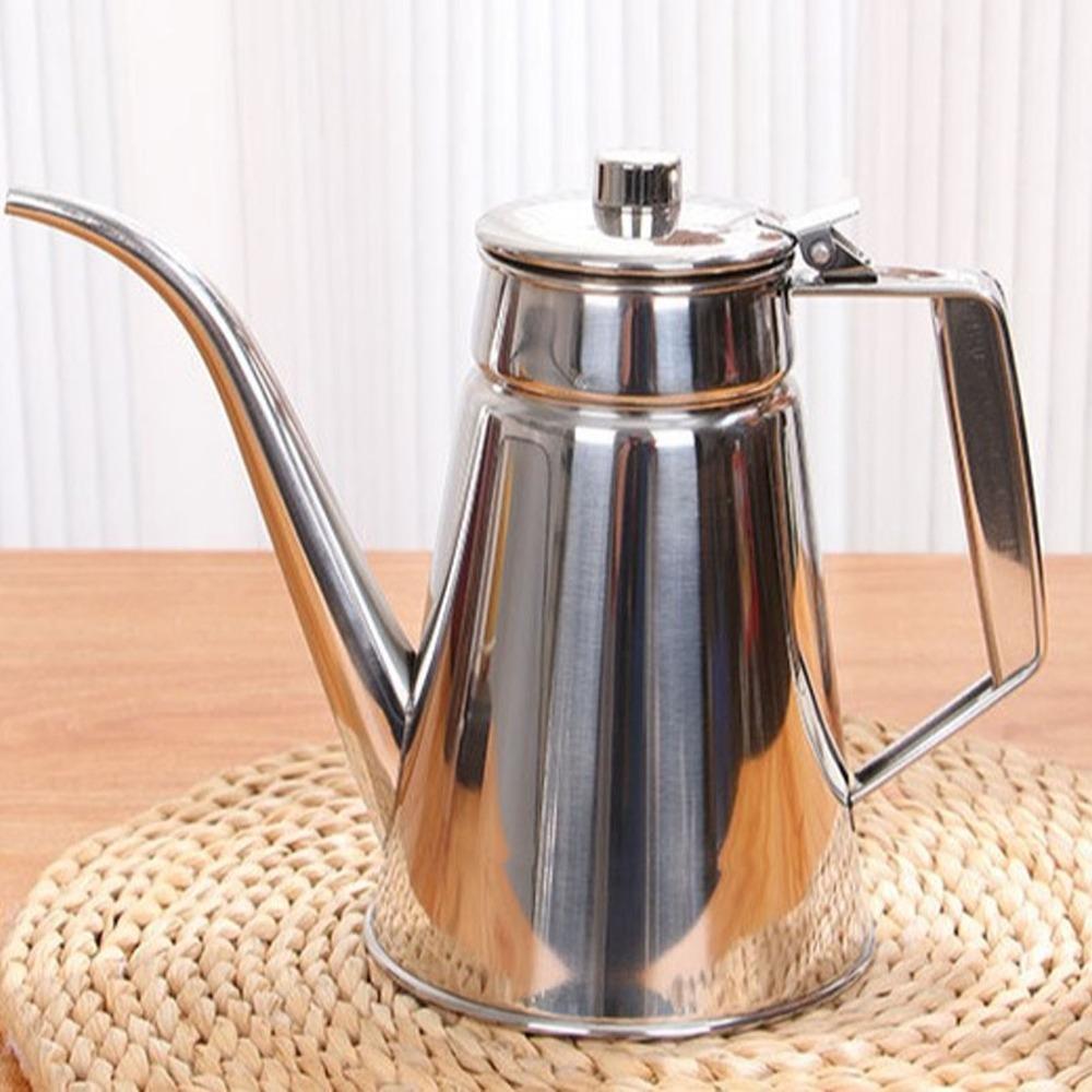 304 Stainless Steel Oil Dispenser Bottle 1L/1.2L Olive Oil Dispenser Oil Storage