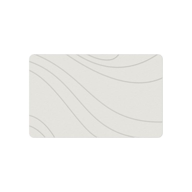 Minimalist Non-Slip Diatomaceous Earth Bath Mat - Water Absorbent, Dirt-Resistant Rug for Bathroom & Hallway