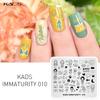 Незрелость 010 маленькие девочки животные фрукты дизайн ногтей штамповочные пластины шаблон штамп DIY маникюрные инструменты