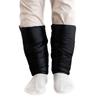 Dandan Down Leg Warmers Unisex Down Leg Warmers and Ankle Warmers for Men and Women (Black/Regular) (Cold Protection/Down/Velcro)