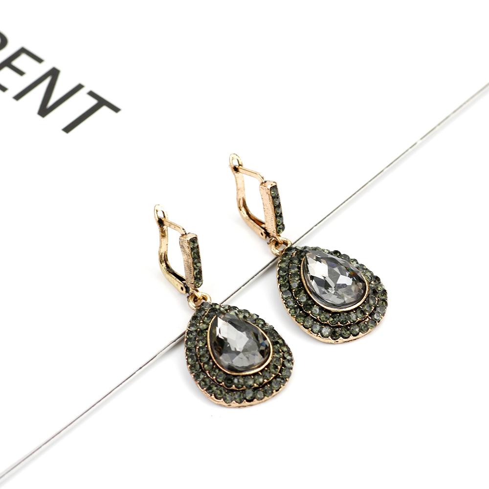 Модные золотые арабские серьги-подвески с подвесками для женщин, серьги со стразами, свадебные украшения, подарок для невесты