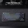 Беспроводная игровая клавиатура CORSAIR K65 PLUS Клавиатура 82 клавиши Оригинальный линейный переключатель CORSAIR Red Применяется Media Dial Японская раскладка 75% собственного производства