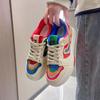 Повседневные разноцветные радужные туфли Mandarin Duck Ins White для женщин, новые весенне-летние популярные спортивные туфли на платформе Surface Board