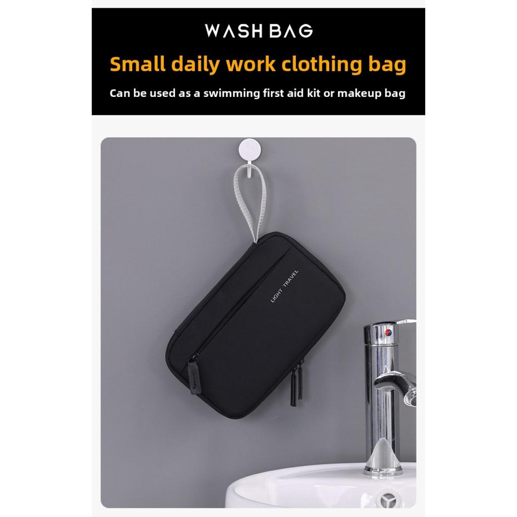 Высококлассный стиль, Большая вместимость для путешествий, Мужская косметичка для ухода, Три в одном, Раздельное хранение, Косметичка, Сумка для фитнеса и плавания