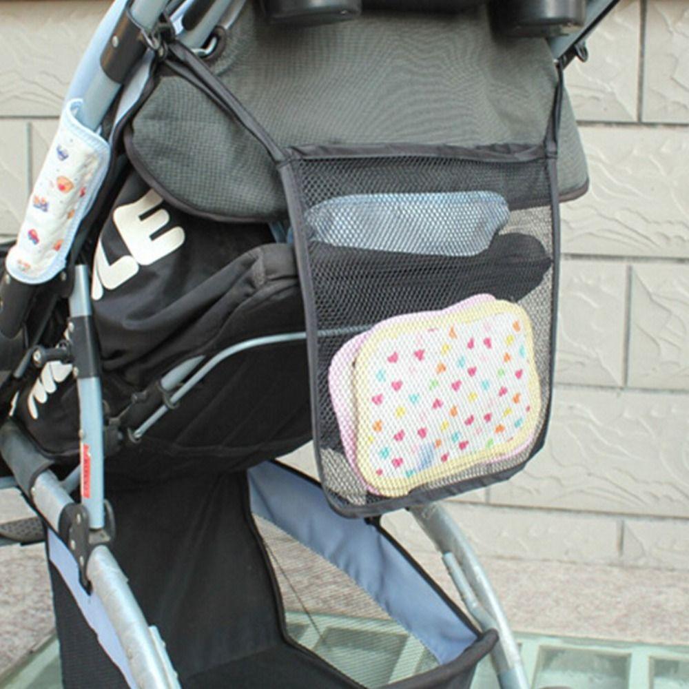 Сумки для хранения большой вместимости Портативная подвесная сумка для коляски Высококачественная сетчатая сумка для хранения