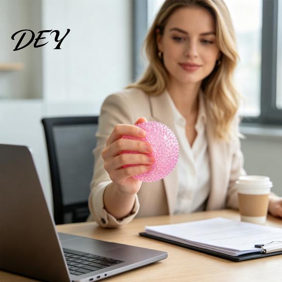 Украшения для офисного стола Хрустящий антистрессовый мяч, Игрушка-фиджет «Ледяной смузи», Медленно восстанавливающийся для снятия стресса для взрослых, Сенсорная сжимаемая игрушка и Тревожность, Портативный