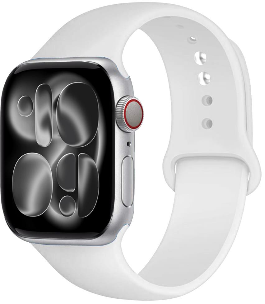 Силиконовый ремешок Для Apple Watch 11 band 44mm 40mm 49mm 45mm 41mm 38 46mm 42mm correa bracelet iWatch series 9 8 7 6 SE ultra 2 3