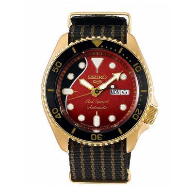 Часы Seiko Seiko 5 Sports Коллаборация с Брайаном Мэем Второе издание Лимитированная серия Red Special SEIKO 5 SPORTS Автоматические механические часы Лимитированные