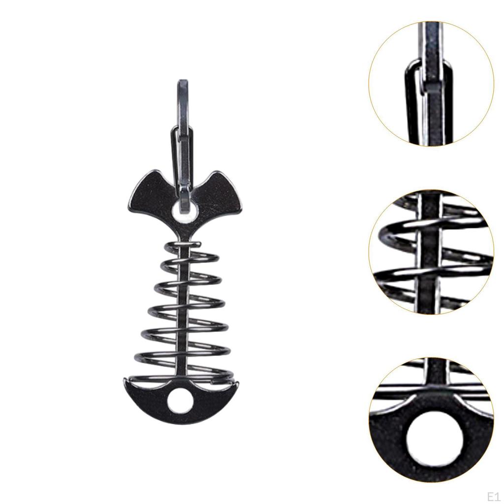 Колышки для крепления палубы Fishbone, натяжитель шнура, ветрозащитная доска, колышки для палатки с пружинным тросом