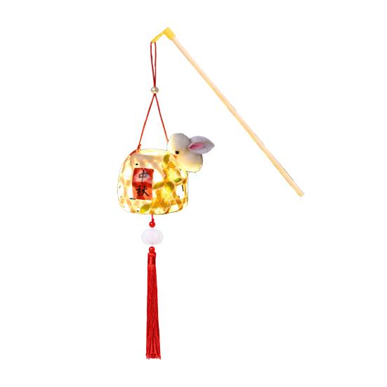 Luminous Lantern Mid-Autumn Festival Chinese Lantern DIY Making Kit Bamboo Weaving Craftsmanship