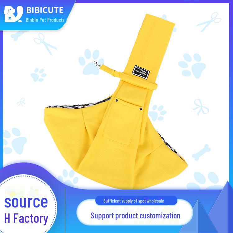 Custom Breathable Pet Messenger Bag for Dogs & Cats - Portable Shoulder Carrier