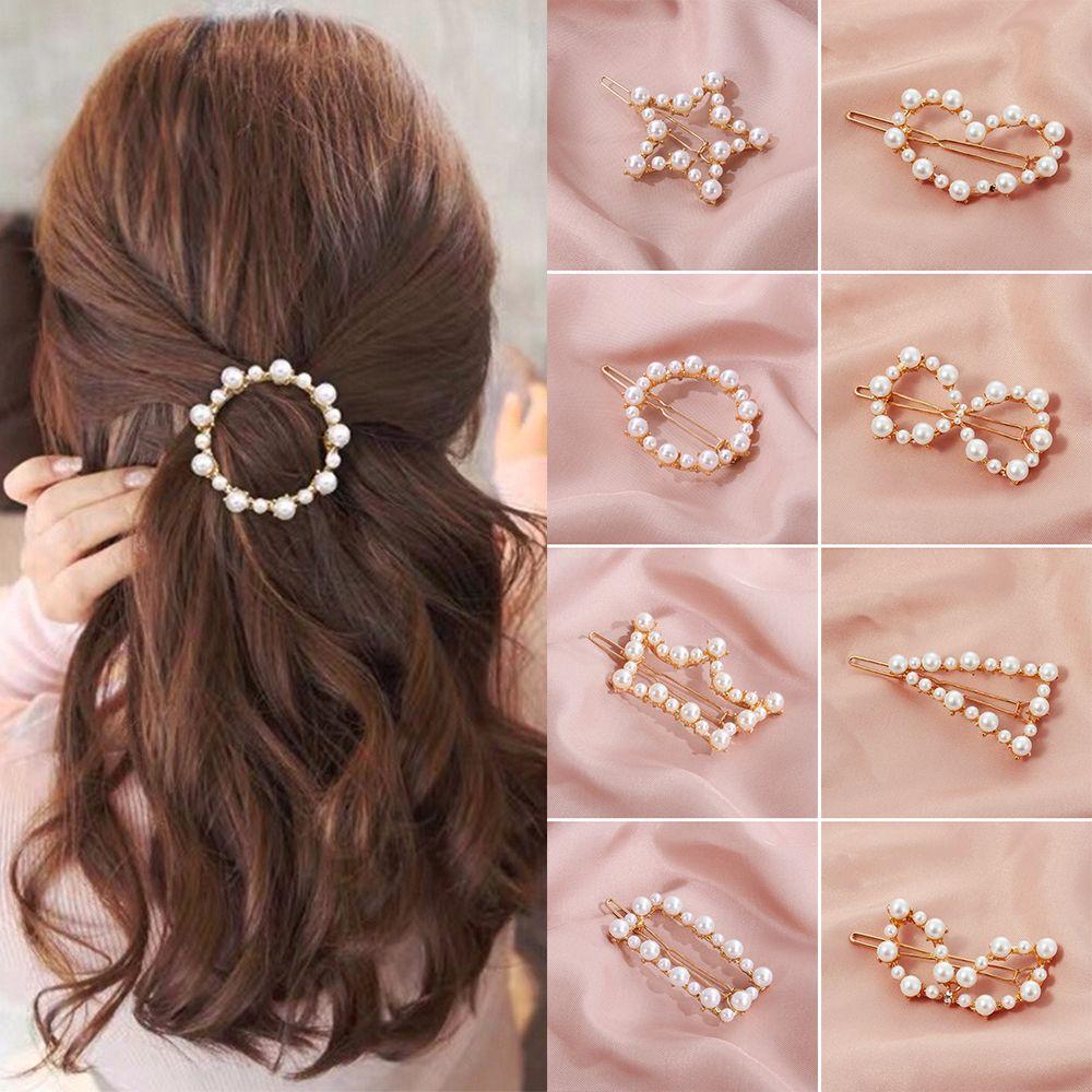 Accessories Headwear Hair Styling  Hairgrip Hair Clips Barrettes Women Pearls Hairpins
