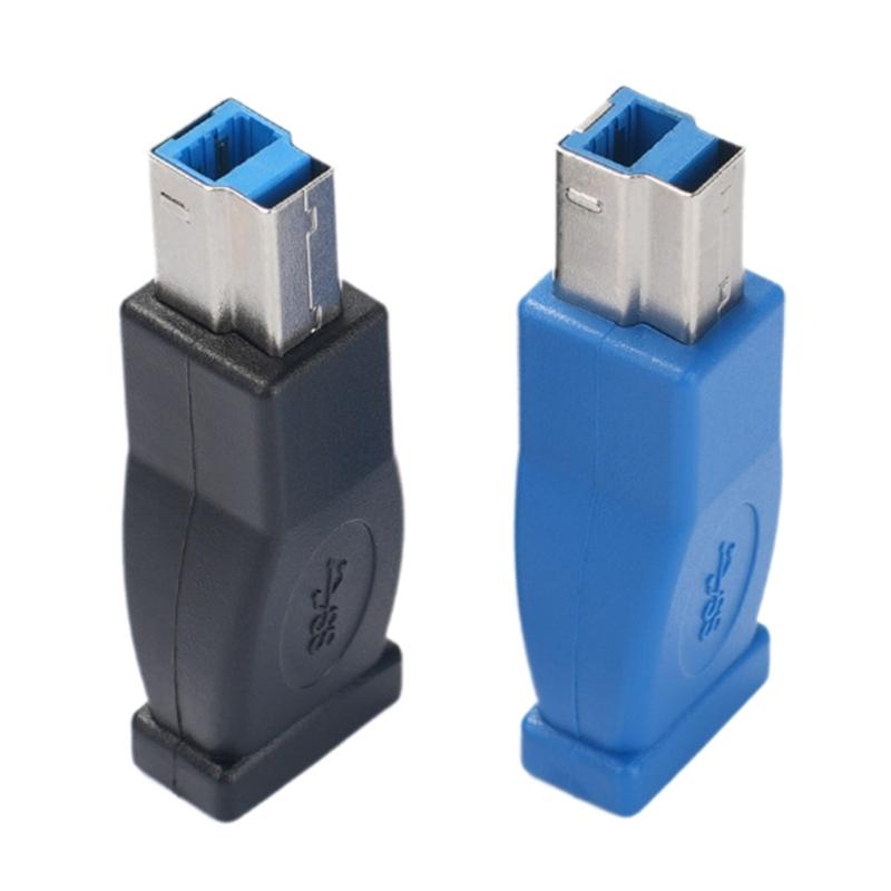 USB B3.0 Male To Type C Female Converters for Fast Data Transmission Charging for Printer and External Hard Disks