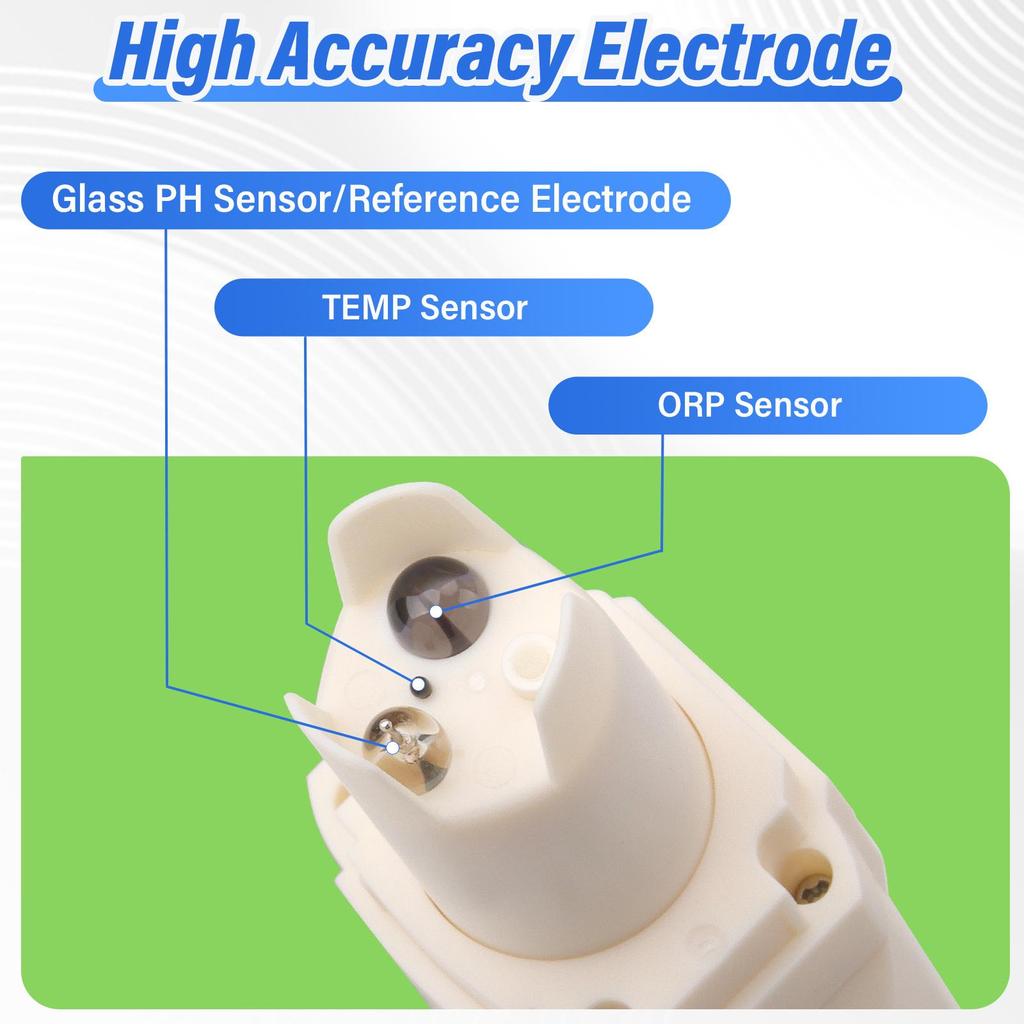 Yieryi 4 In 1 Digital Water Quality Tester PH ORP H2 Temp Meter Reactive Oxygen Analyzer For Hydrogen Water Aquarium Hydroponics Lab