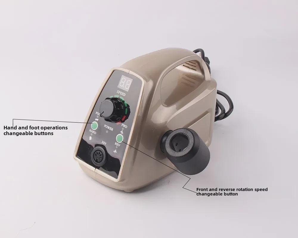 High-Quality, Wear-Resistant Portable Nail Polisher & Remover, 35,000 RPM with Premium Handle