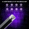 USB Decorative Lamp Adjustable Car Interior Decor Mini LED Roof Star Night Light Projector Atmosphere Galaxy Lamp