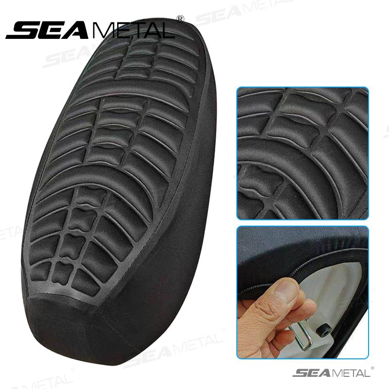 SEAMETAL Мотоциклетная 3D Подушка Сиденья Комфортная Воздушная Подушка Гелевая Накладка Чехол Противоскользящая Мото Защитная Накладка Универсальная