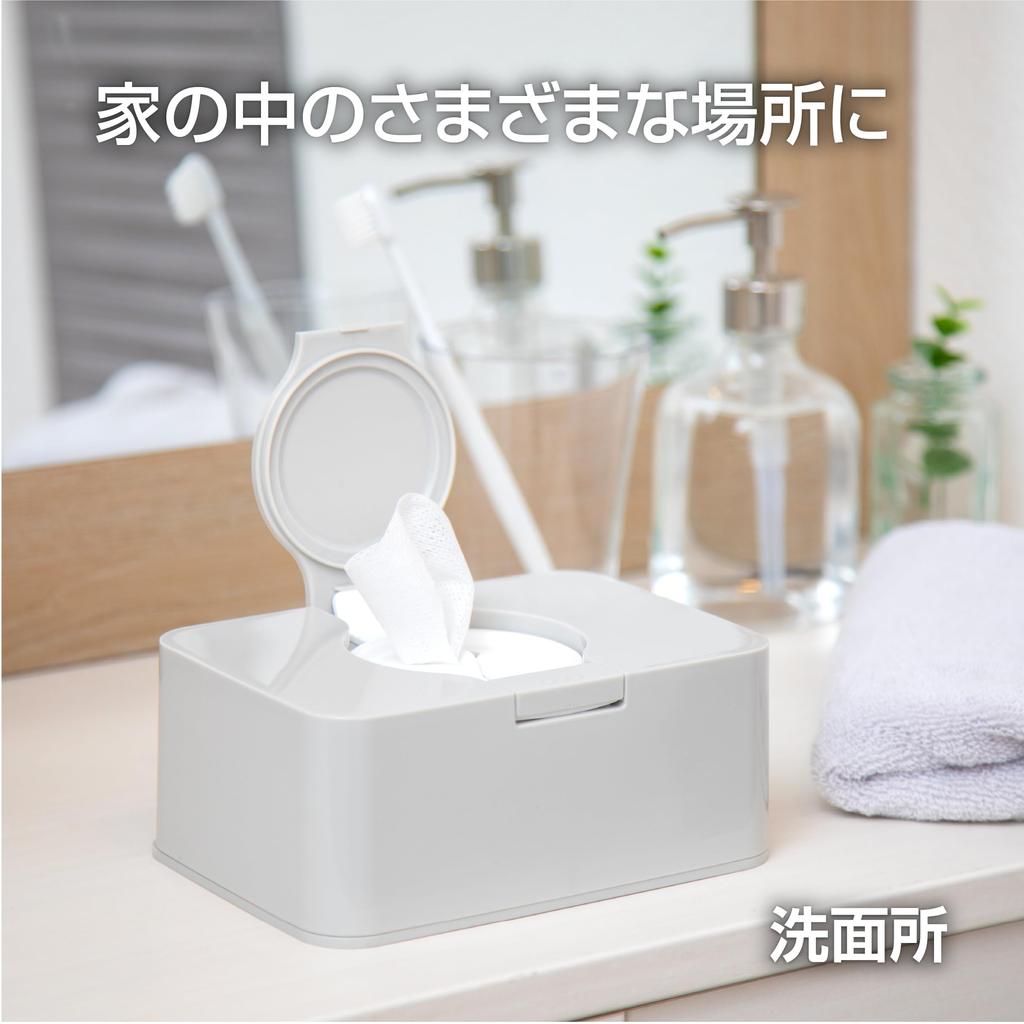 Takeya Официальный набор влажных салфеток Для живых Свежий серый контейнер, 2, FRESHLOK, Одно касание, Разборный, Герметичный, Запечатанный, Гигиеничный, Кухня, Комната,