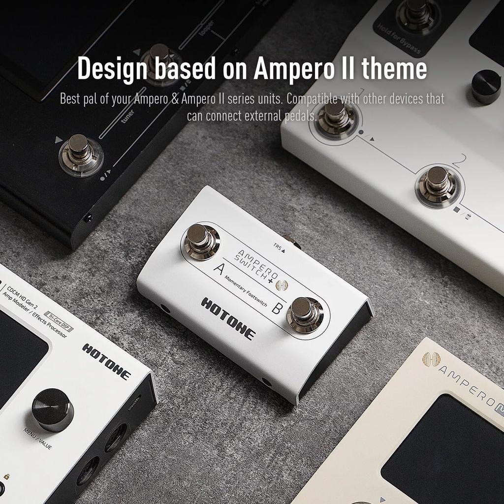 Hotone Ampero Двойной педальный переключатель Switch+ FS-2