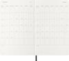 Moleskine 2026 January Weekly Large Size x Soft DSB12WH3Y26 Planner, Start, 12-Month Diary, Horizontal, (13cm 21cm), Cover, Black,