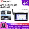 Автомобильное радио для Volkswagen VW Golf 7 MK7 GTI 2011-2021 Wireless Carplay Android 13 Авто Мультимедиа Стерео Видео 4G 8Core Плеер 2Din