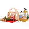Деревянные Игрушки Имитация Фермы Сцена Игровые Игрушка-Нить для Малышей Форма Пары Множественные и Функциональные Игрушки Декор для Детской Комнаты Подарок для Малыша